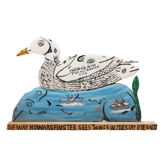 howard-finster-al-ga-1916-2001-i-the-devil-in-the-form-of-a-harmless-duck-i