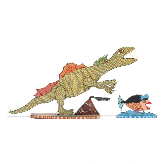 frank-pickle-ga-1933-2015-i-fintrilla-i-and-i-beast-of-snake-planet-i-two-works