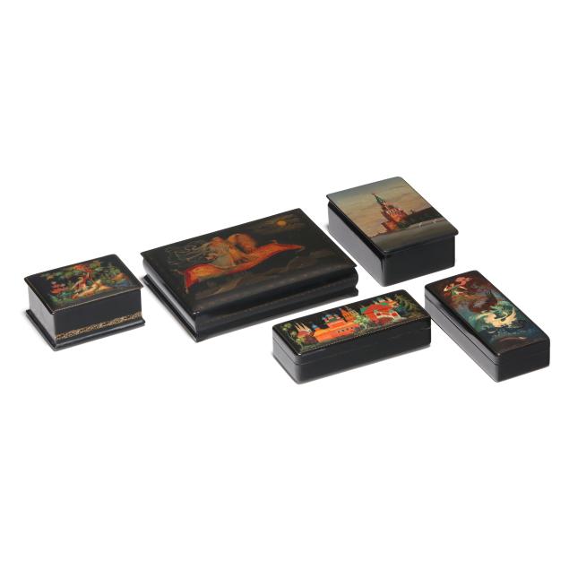 five-russian-lacquer-boxes