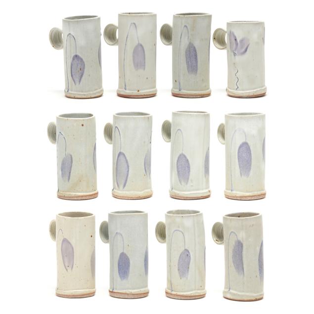 barking-spider-bakersville-nc-twelve-commissioned-pottery-espresso-cups