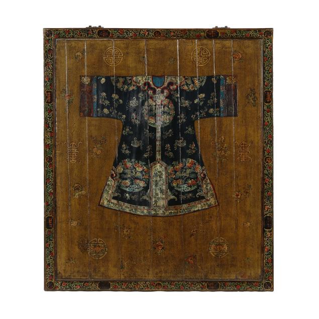 a-chinese-decorative-painted-wood-panel-with-court-robe