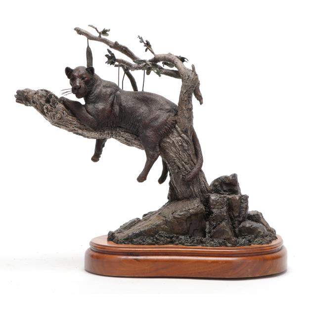 gary-robert-swanson-american-1942-2010-i-leopard-in-the-sausage-tree-i