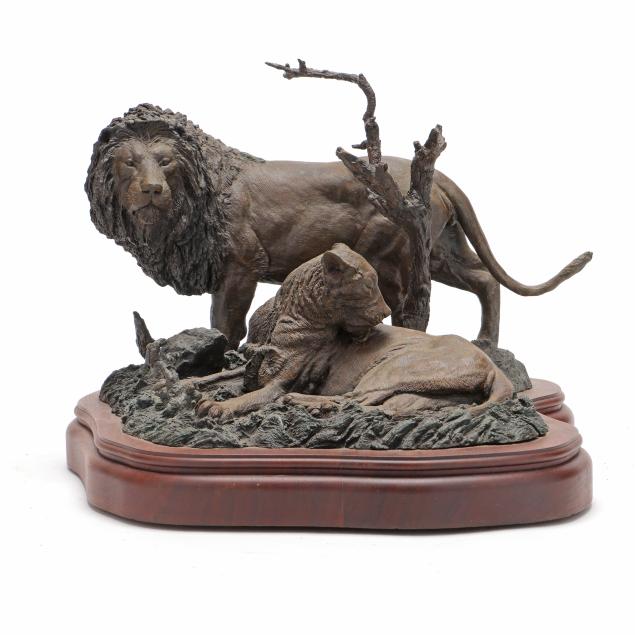 gary-r-swanson-american-1942-2010-lion-and-lioness