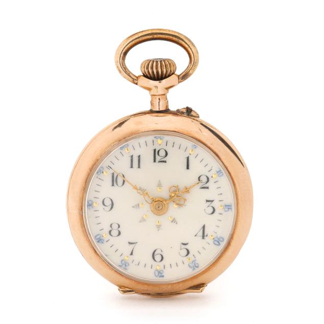 lady-s-gold-open-face-pocket-watch-switzerland
