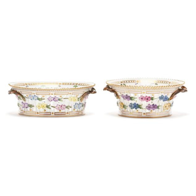 royal-copenhagen-two-i-flora-danica-i-porcelain-reticulated-fruit-baskets