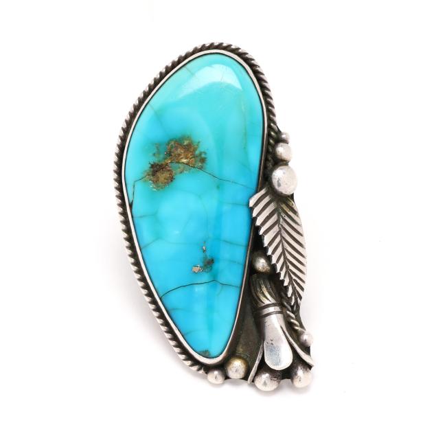 navajo-silver-and-turquoise-ring-bobby-begay