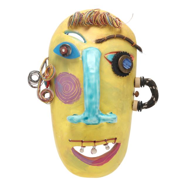 i-pearly-whites-i-signed-mixed-media-decorative-mask
