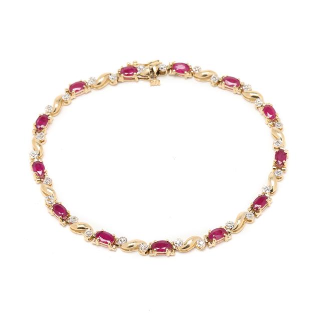 gold-ruby-and-diamond-line-bracelet