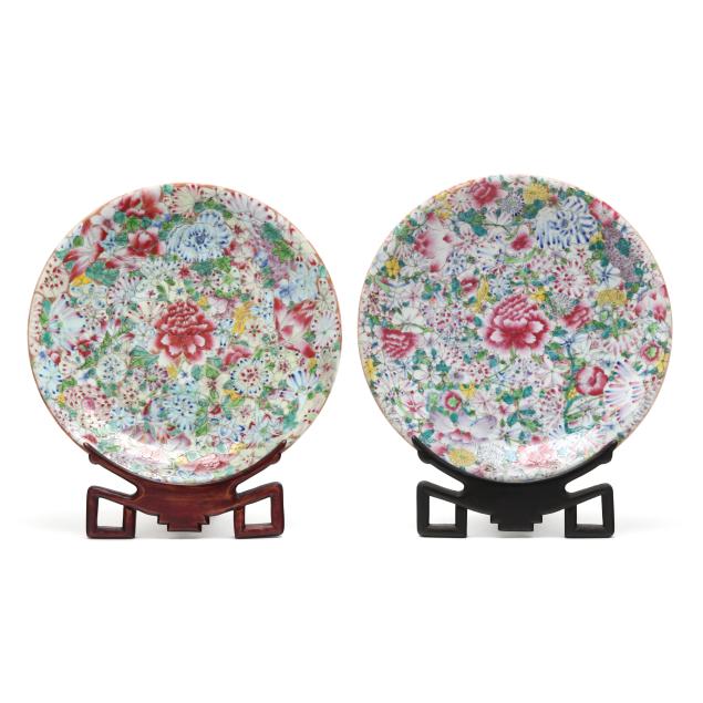 a-matched-pair-of-large-chinese-millefleurs-porcelain-chargers