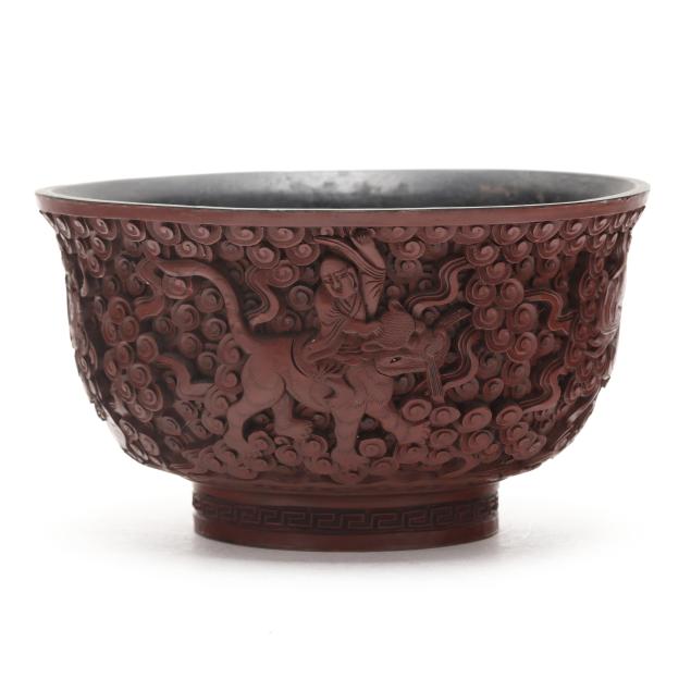 a-chinese-carved-lacquer-bowl-with-deities