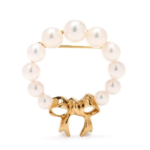 gold-and-pearl-wreath-brooch-tiffany-co