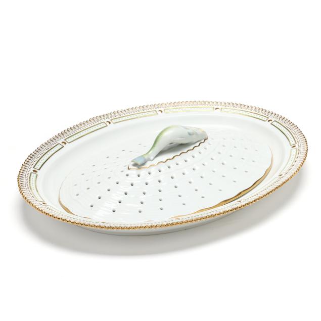 royal-copenhagen-i-flora-danica-i-porcelain-oval-fish-platter-and-strainer