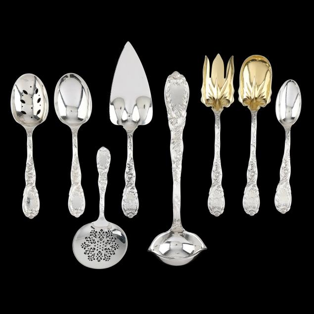 eight-tiffany-co-i-chrysanthemum-i-sterling-silver-flatware-servers