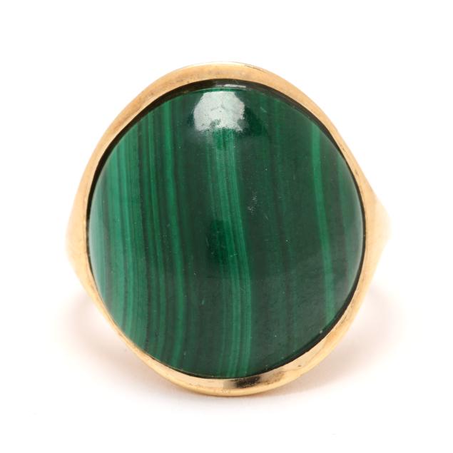 gold-and-malachite-ring