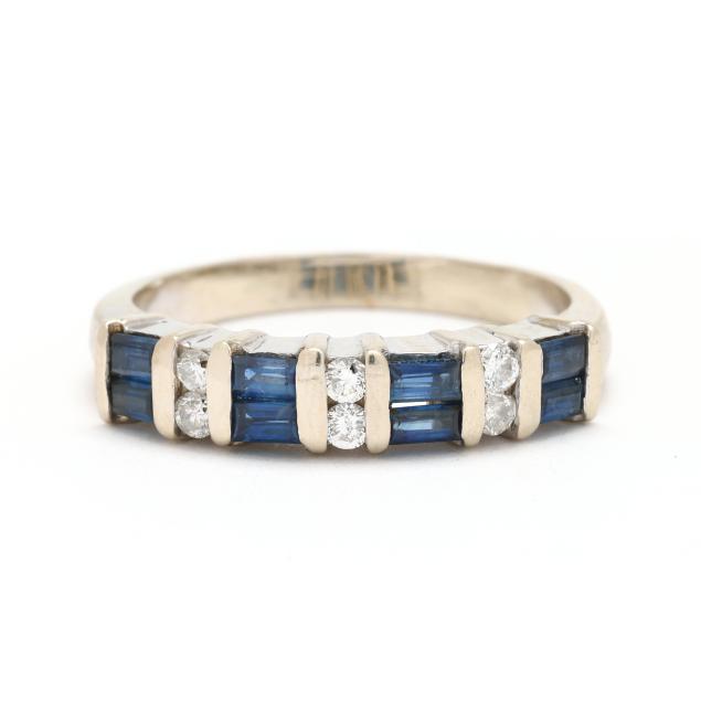 white-gold-sapphire-and-diamond-band