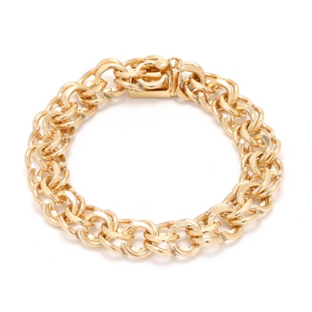 gold-double-curb-link-bracelet