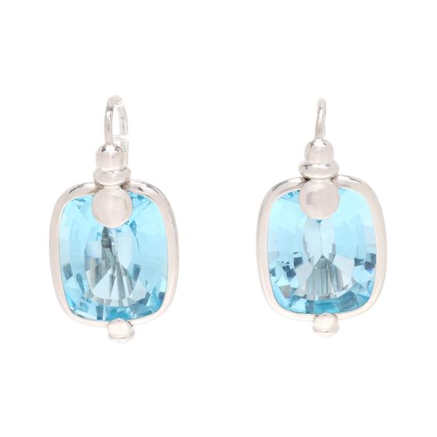white-gold-and-blue-topaz-earrings