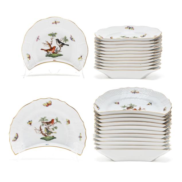 herend-24-i-rothschild-bird-i-porcelain-crescent-plates