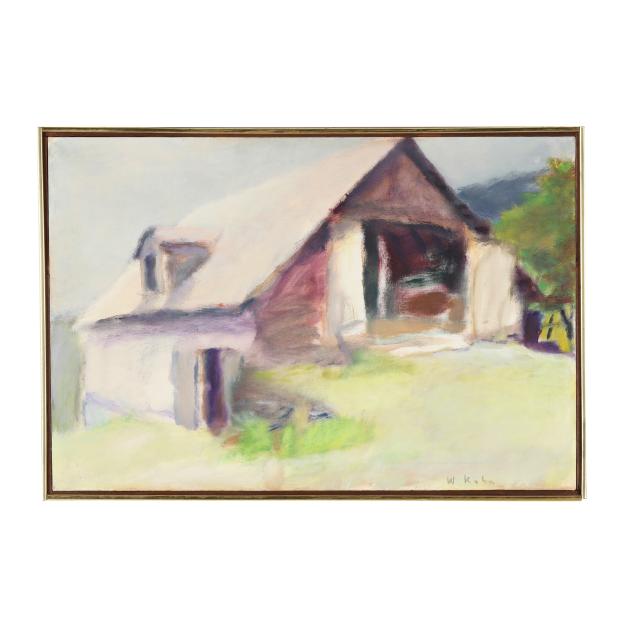 wolf-kahn-german-american-1927-2020-i-kahn-barn-i