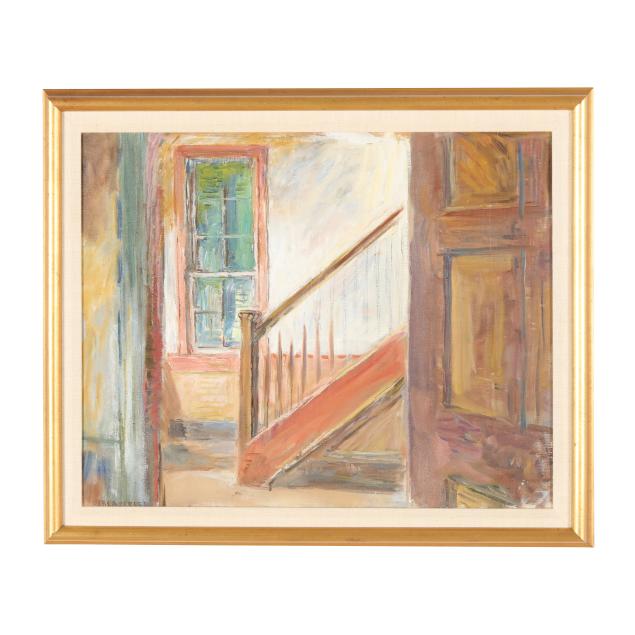 sarah-blakeslee-american-1912-2005-i-interior-stairway-i-speight-home-bertie-county