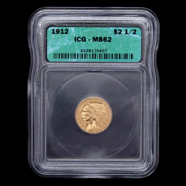 1912-2-50-gold-quarter-eagle-icg-graded-ms62