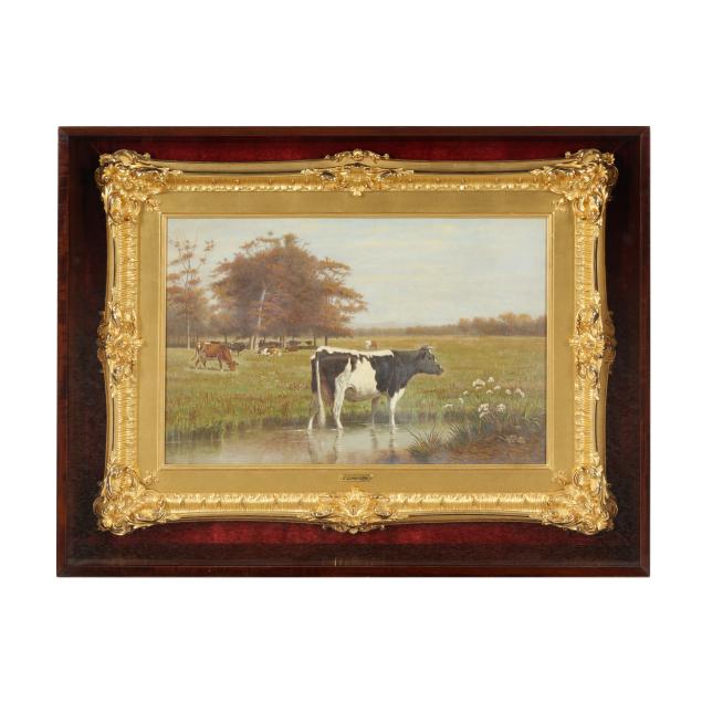 clinton-loveridge-american-1838-1915-dairy-cattle-grazing-in-an-autumn-landscape