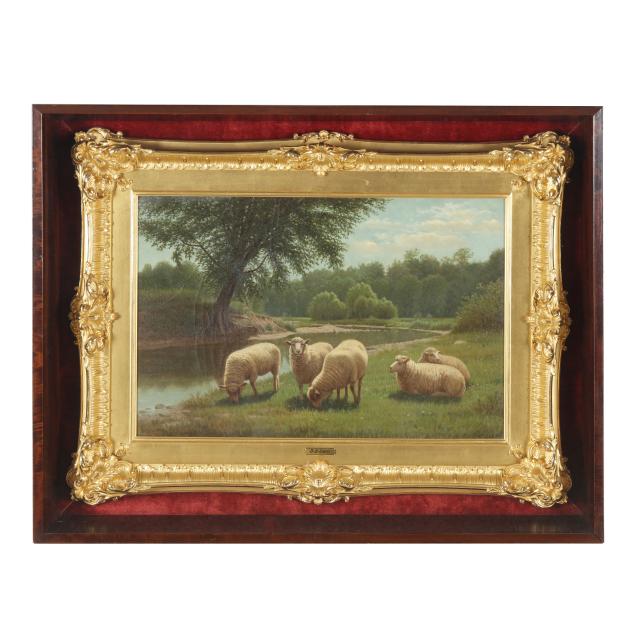 samuel-s-carr-english-american-1837-1908-sheep-grazing-along-a-riverbank
