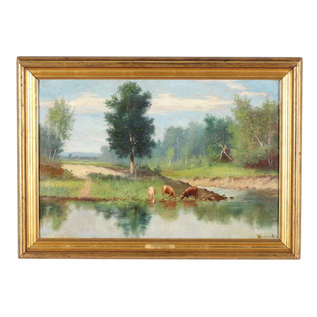 joseph-greenwood-american-1857-1927-landscape-with-cattle-watering