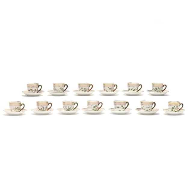 royal-copenhagen-set-of-13-i-flora-danica-i-porcelain-demitasse-cups-and-saucers