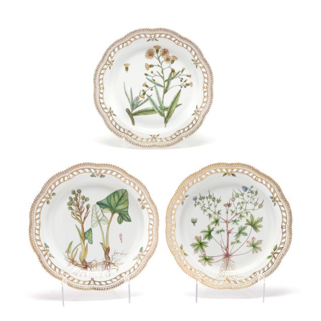 royal-copenhagen-three-i-flora-danica-i-porcelain-pierced-round-platters