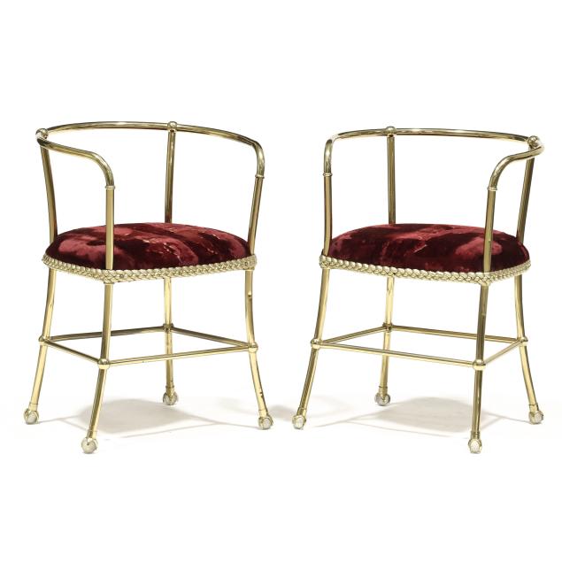 pair-of-hollywood-regency-style-brass-armchairs