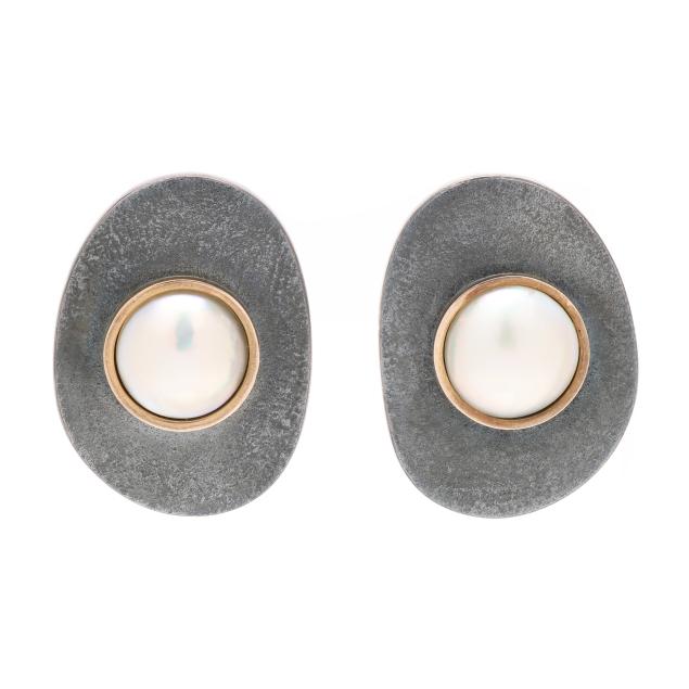 silver-gold-and-mabe-pearl-earrings-pat-flynn