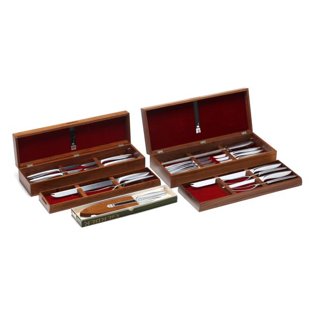 gerber-legendary-blades-three-boxed-sets-of-knives-and-carving-utensils