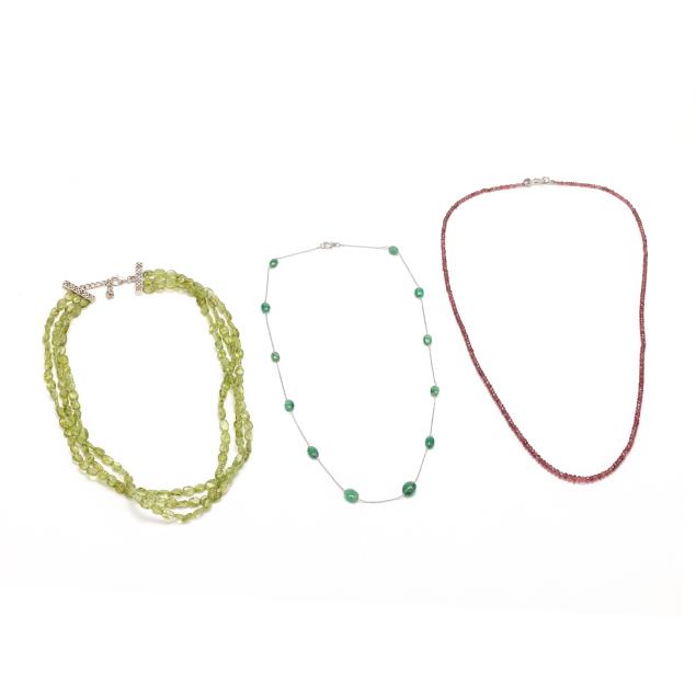 three-beaded-gemstone-necklaces