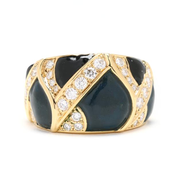 gold-enamel-and-diamond-ring-dior