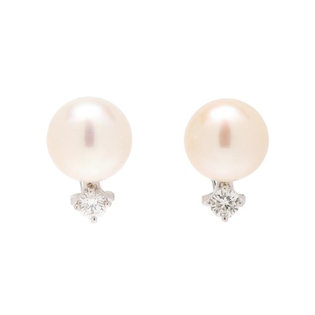 white-gold-pearl-and-diamond-earrings