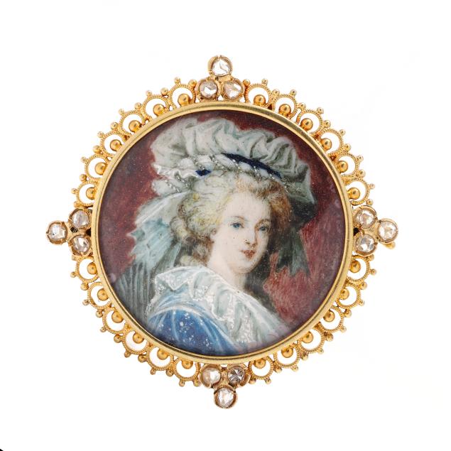 gold-and-diamond-miniature-portrait-brooch