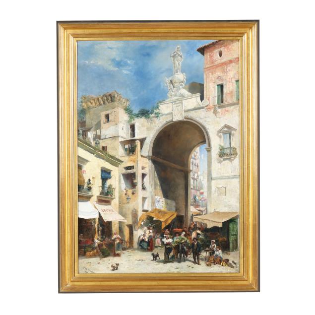 veronica-maria-herwegen-manini-german-1851-1933-an-italian-market-scene