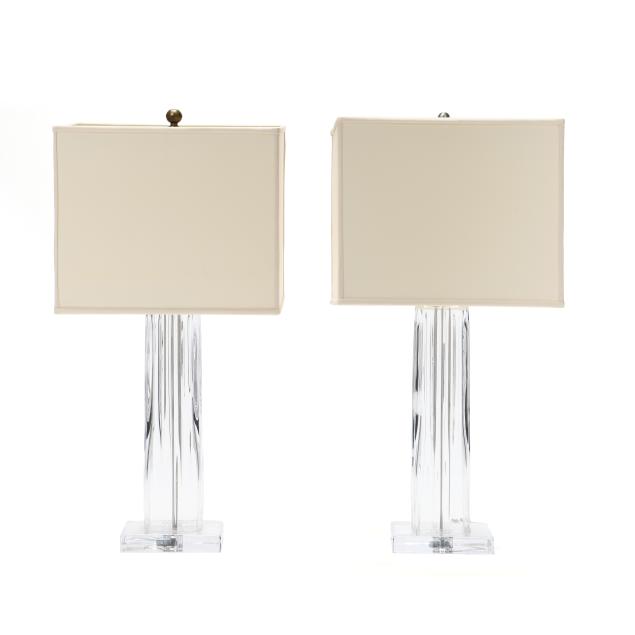 pair-of-simon-pearce-glass-table-lamps-with-shades