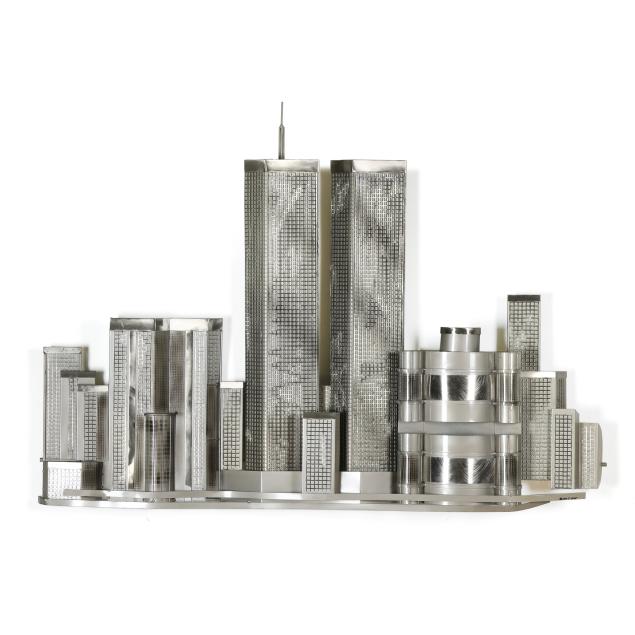 curtis-jere-twin-towers-wall-sculpture