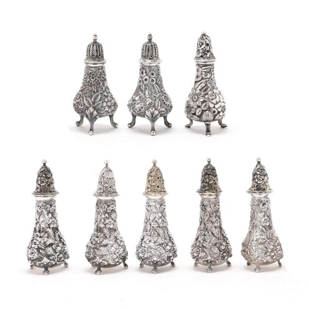 collection-of-eight-repousse-sterling-silver-salt-and-pepper-shakers