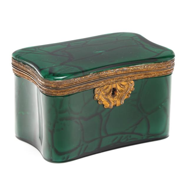 antique-faux-malachite-glass-and-ormolu-casket