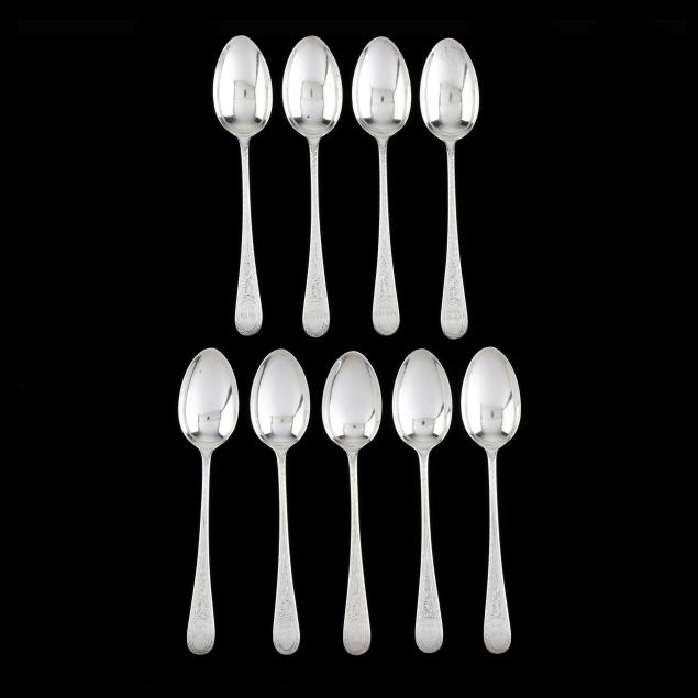 set-of-nine-victorian-scottish-silver-coffee-spoons
