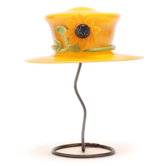 brian-brenno-art-glass-hat-on-stand