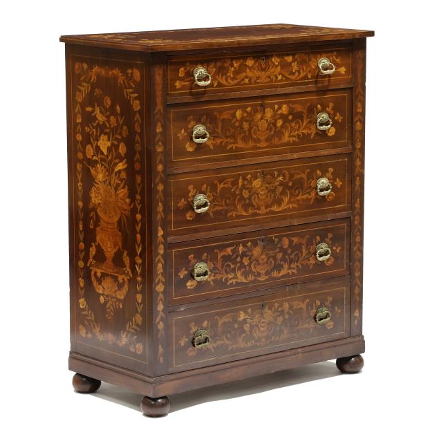 dutch-marquetry-inlaid-semi-tall-chest-of-drawers
