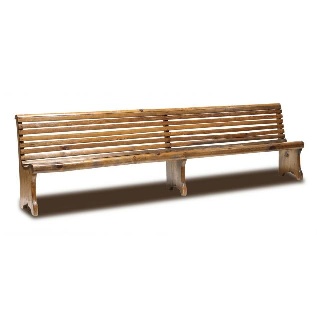 antique-yellow-pine-railroad-bench