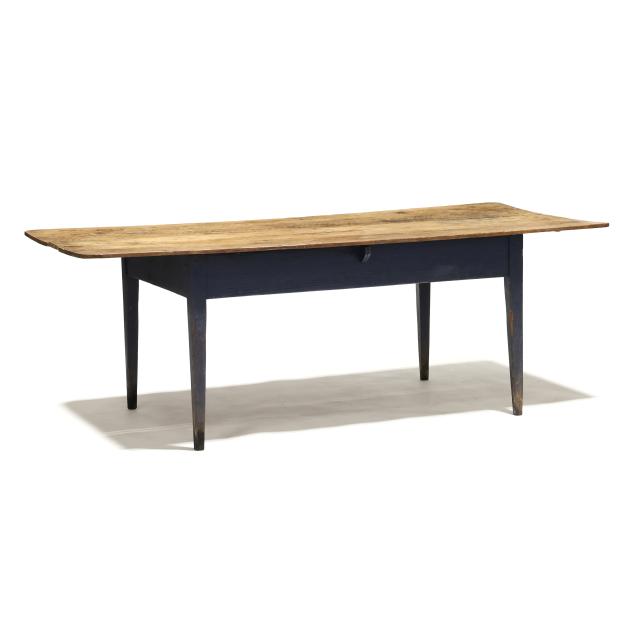 southern-paint-decorated-yellow-pine-farm-table