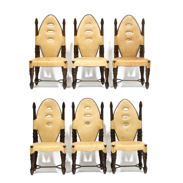 attributed-maitland-smith-set-of-six-tribal-style-leather-dining-chairs