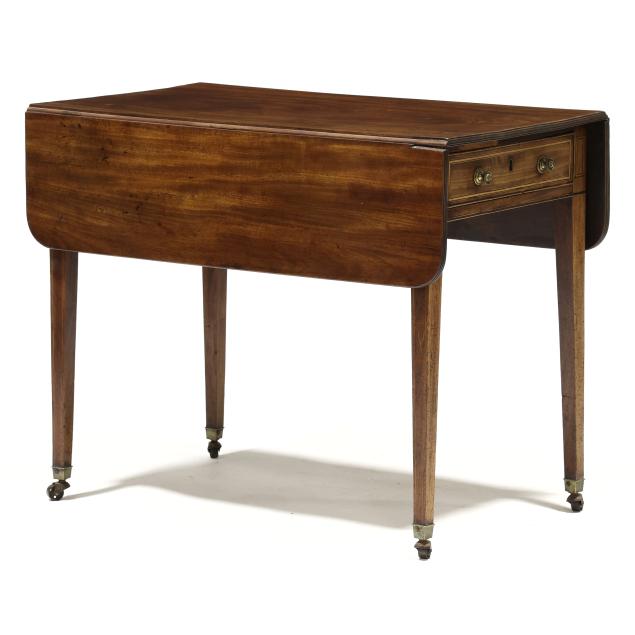 antique-english-inlaid-mahogany-pembroke-table