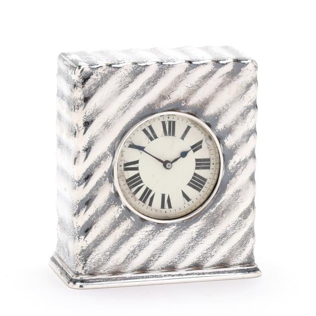 tiffany-co-sterling-silver-desk-clock